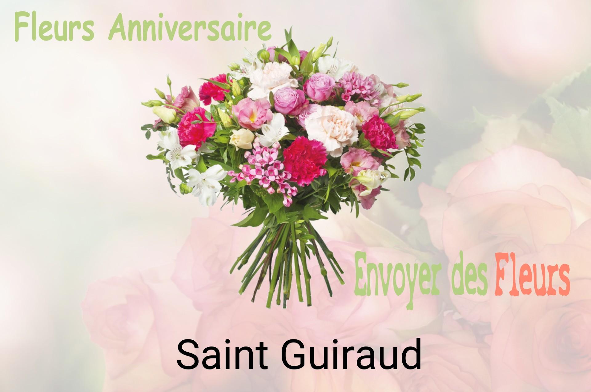 Bouquet de fleurs d’anniversaire livré à Saint-Guiraud
